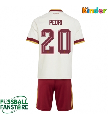 Spanien Pedri Gonzalez #20 Replik Auswärtstrikot Kinder WM 2026 Kurzarm (+ Kurze Hosen)